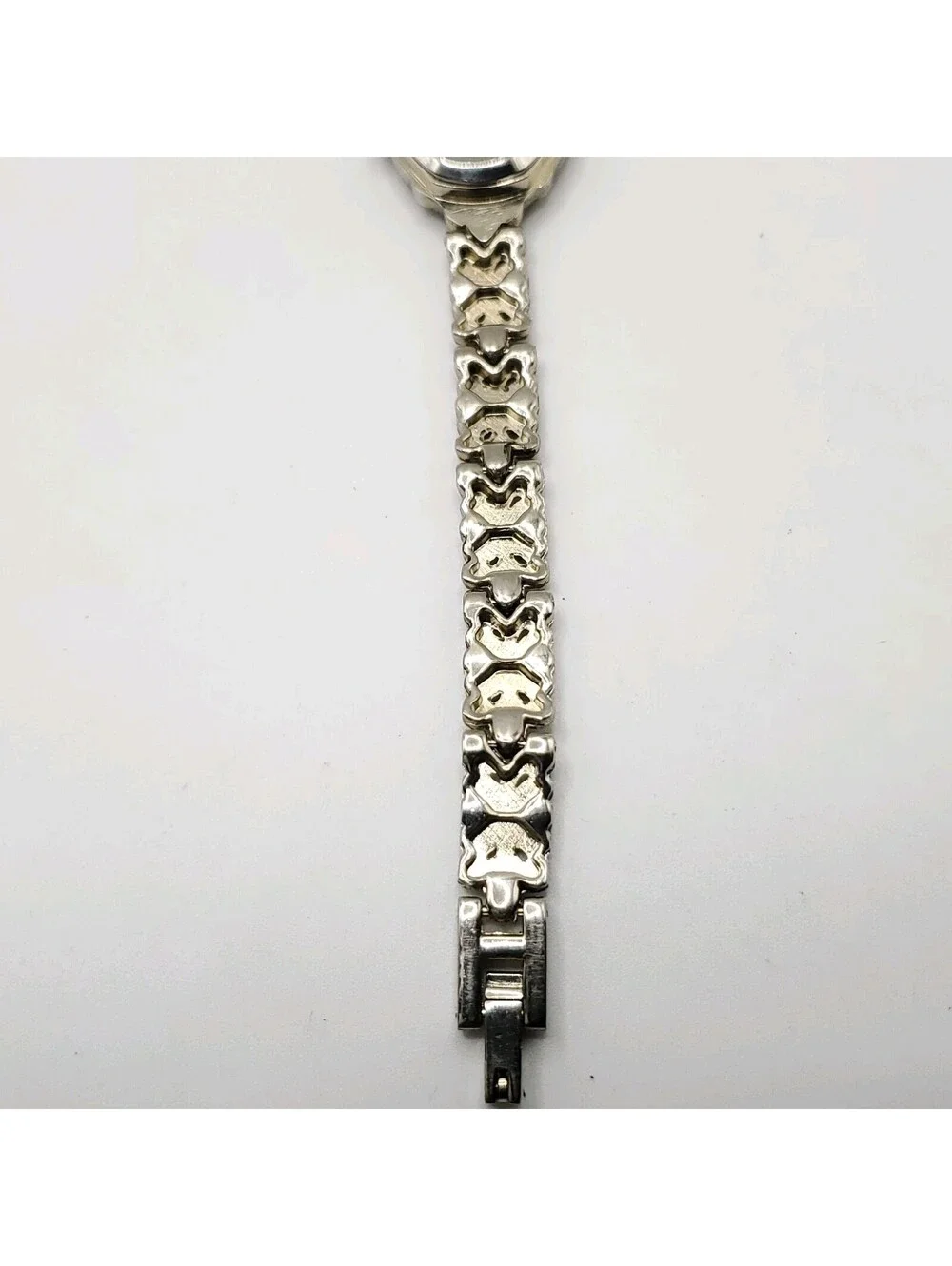 Vivani Silver Tone MOP Dial Quartz 20mm Womens Watch New Battery 7